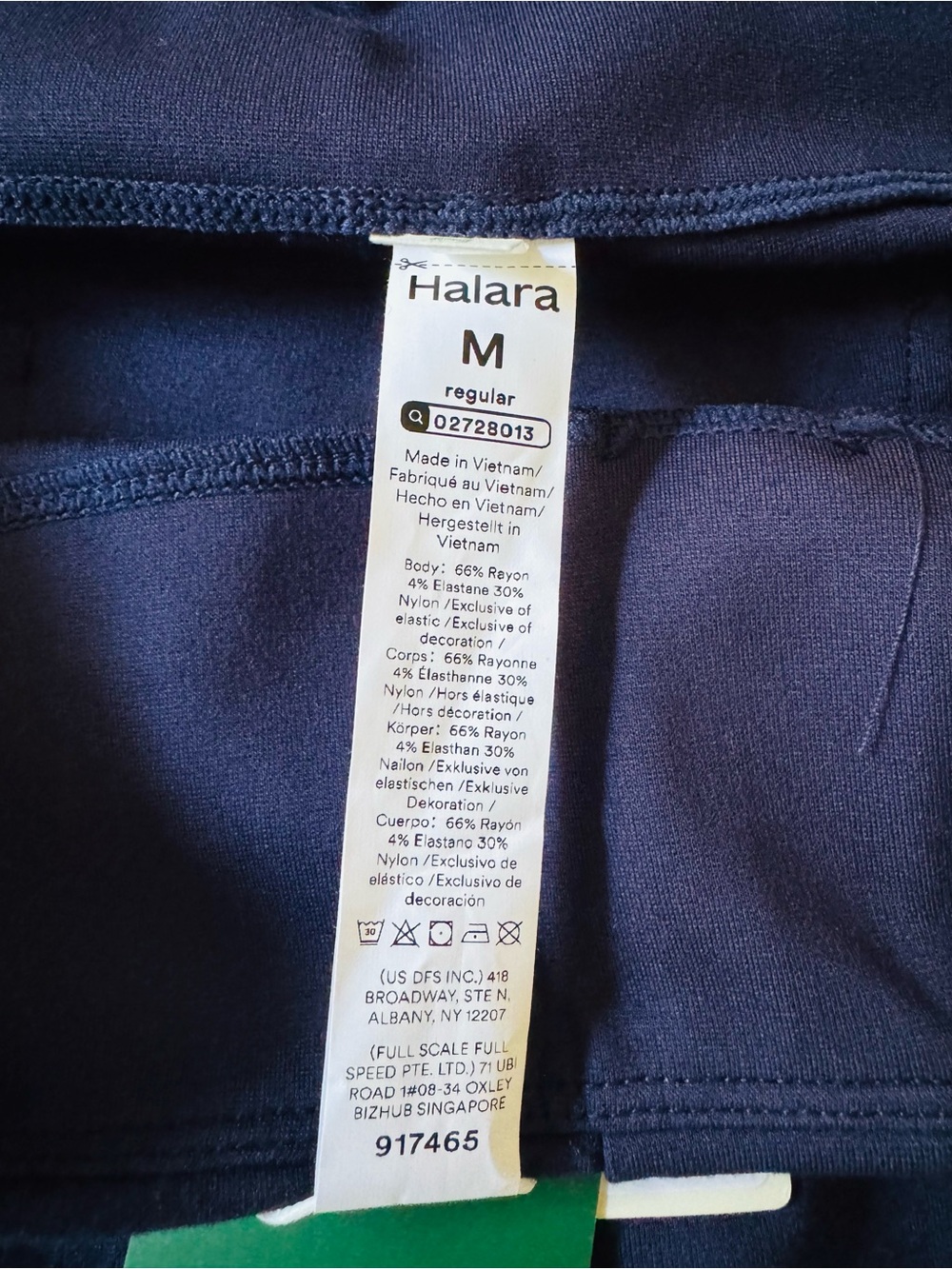 NWT Halara Flair Pants Navy - Picture 3 of 4